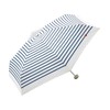 Wpc. 302-126 Rain Umbrella, Heart Embroidered Border Mini, Off Folding