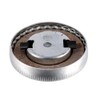 Fuel Cap with Lock Diameter 40 mm, Polished Aluminium –