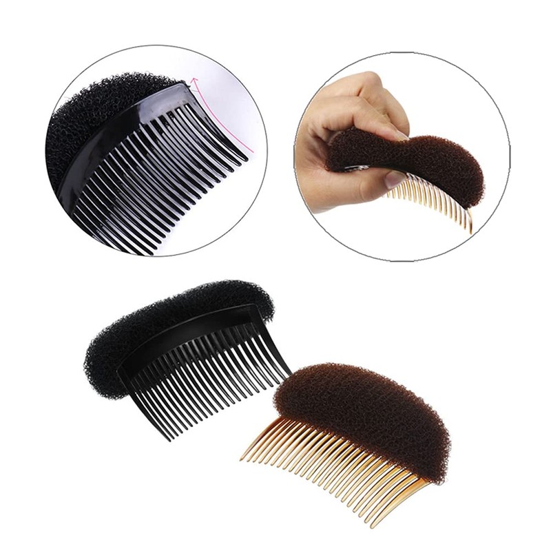 ericotry Hair Comb, 2PCS Charming Bump It Up Volume Inserts,