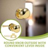 Hicarer 1 Pcs Solid Brass Storm Door Latch Storm Screen