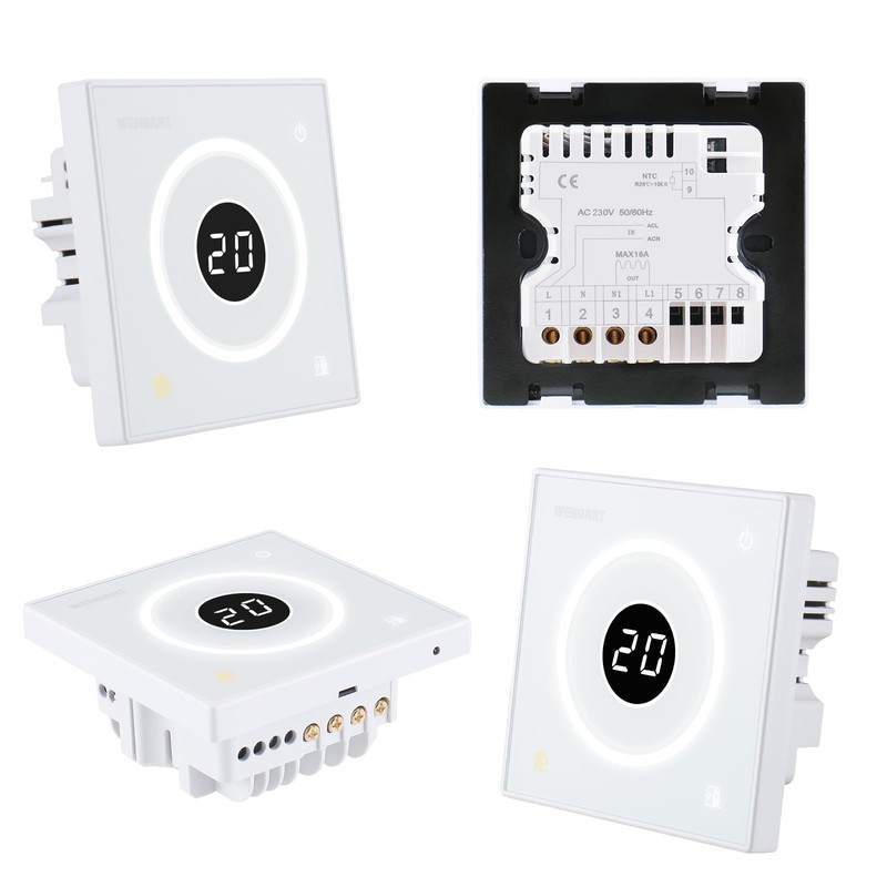 Wengart Room Thermostat for Electric Underfloor Heating Systems WG502, AC230V