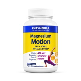 Enzymedica Magnesium Motion Mg ATA Mg Glycinate Malate 60 Tablets                                                                                     