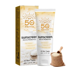 Soleneva Reis Sonnenschutz Gesicht, Sunscreen SPF 50 gegen UVA & UVB, Leichte Sonnencreme 50 für Gesicht & Körper, Sonnenschutzmittel mit LSF 50, Sun Rice Moisturizer, Hautpflege & After Sun Pflege