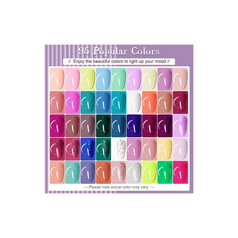 JODSONE Set de Inicio de Esmalte de Uñas de Gel