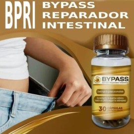 Bypass Bpri 30 Cap Inhibidor De Apetito 100% Natural Pack 3