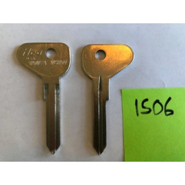TWO 1971-78 Volkswagen VW Beetle ignition key blanks - exact fit! 1506