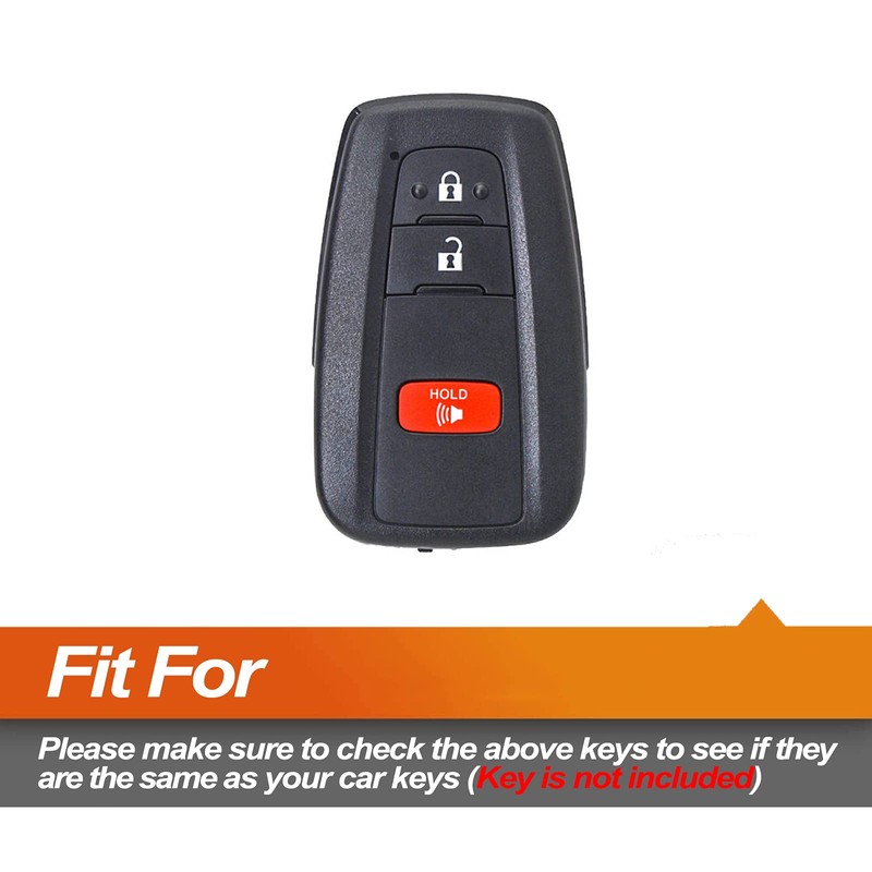 EYANBIS Silicone Key Fob Cover Fit for Toyota 4Runner C-HR