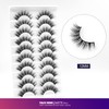 8D Fluffy False Eyelashes Wispy Natural 12mm Cat Eye Faux