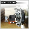 RATCHROLL Universal Wheel Stud Installer Tool, Tire Stud Tool, M12x1.25