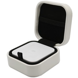 Anti-Lost Clear Cover Case for Square Contactless Chip Card Reader with 3.5mm Headset Jack or Lightn Connector, White.