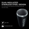 RESPAWN By Razer Stainless Steel Shaker - Black - Dual-Insulated
