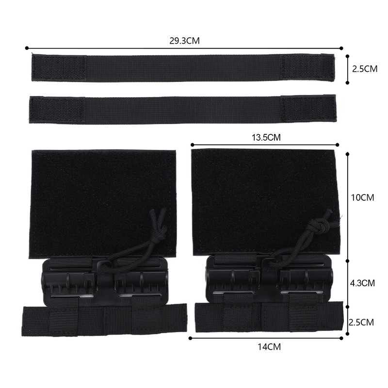 2pcs Outdoor Quick Release Cummerbund MOLLE Removal Buckle Nylon Portable