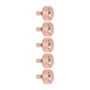 5pcs Professional Watch Crown Steel Wrist Watch Parts Watchmaker Repairing