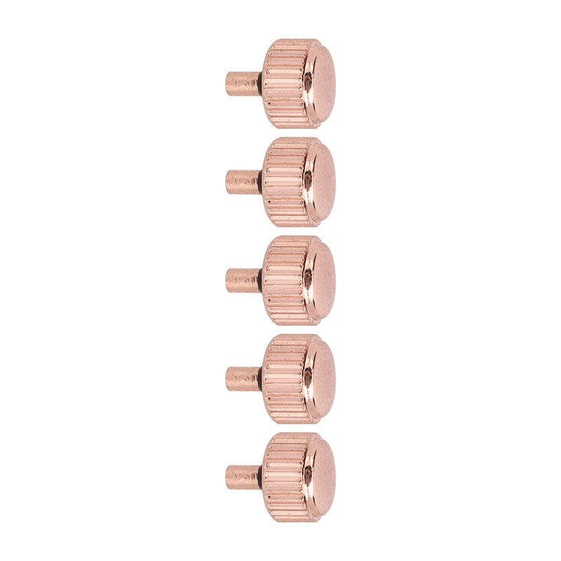 5pcs Professional Watch Crown Steel Wrist Watch Parts Watchmaker Repairing