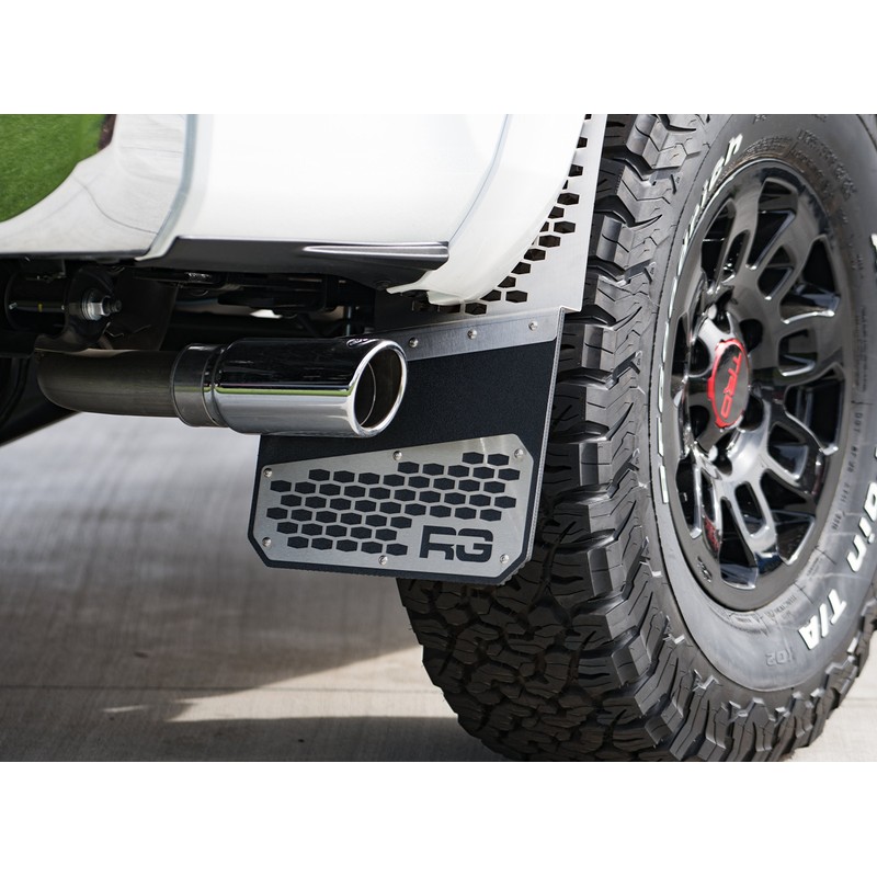REK-mesh Off-Road Mud Flaps (Brushed on Black)