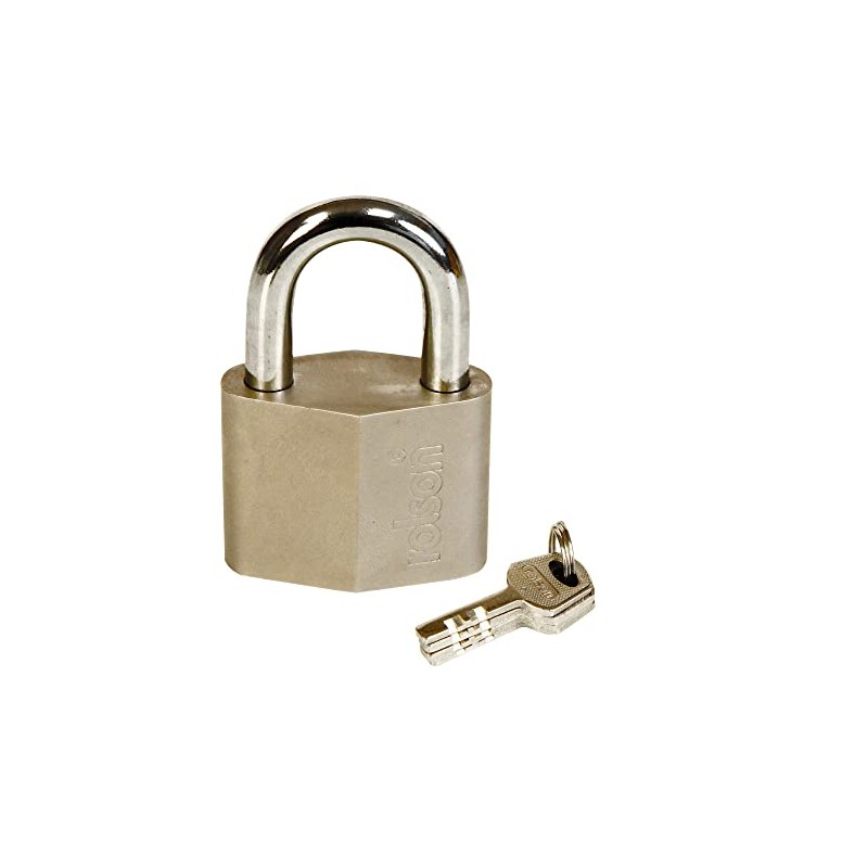 Rolson 66532 50mm Normal Shackle Diamond Padlock, Nylon/A