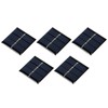 sourcing map Mini Solar Panel Cell 1.5V 60mA 0.09W 30mm