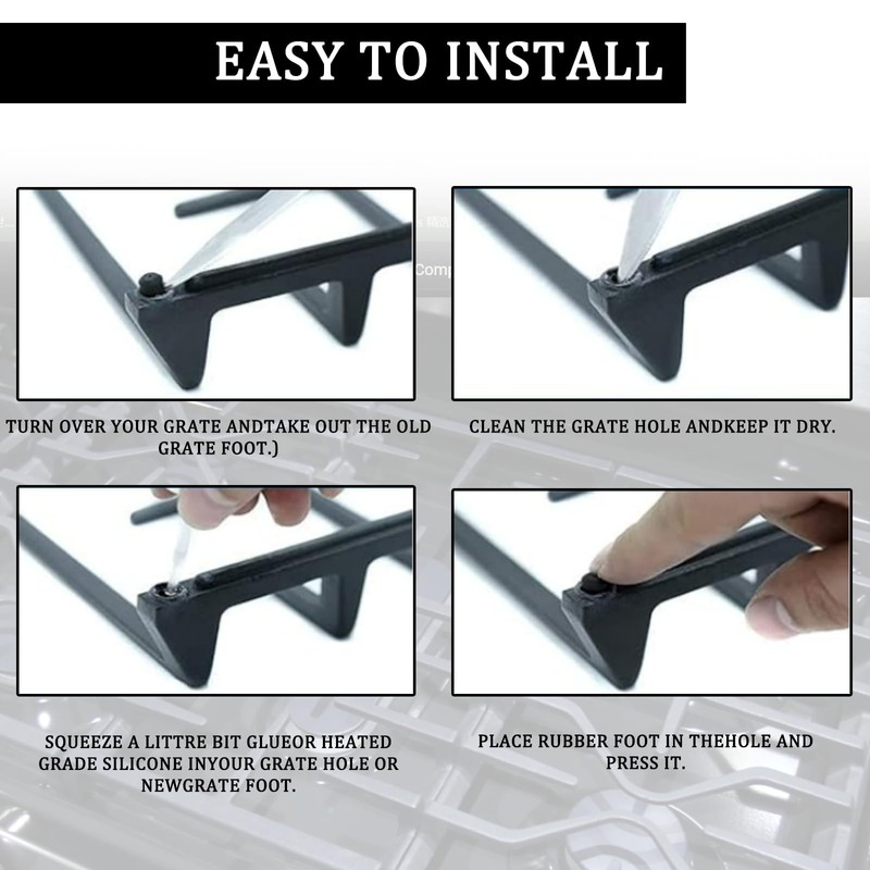 10PK-For Whirlpool KitchenAid W10919249 74007356 W10465081 8003P033-60 Oven Burner Grate