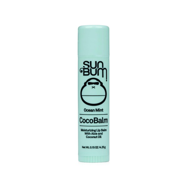 Sun Bum Ocean Mint Cocobalm | Hydrating Lip Balm with Aloe | Paraben Free, Silicone Free,| 0.15oz Stick