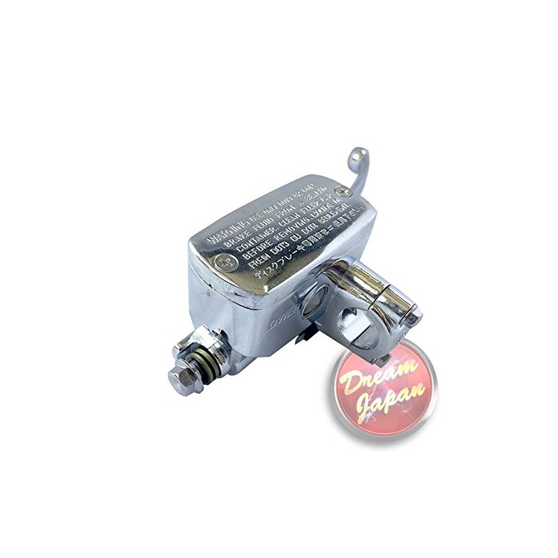 Motorcycle Brake Clutch Lever Master Cylinder Set Plated for 0.9