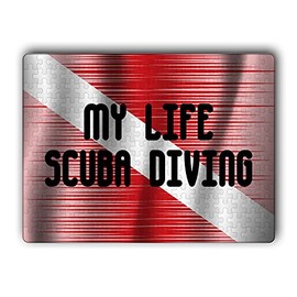 Makoroni - My Life Scuba Diving Diving Diver - Jigsaw Puzzle 252 pcs, DesL35