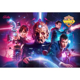 Bally DR Who Doctor Who Pinball Machine Translite  Awesome ARTWORK CUSTOM #7