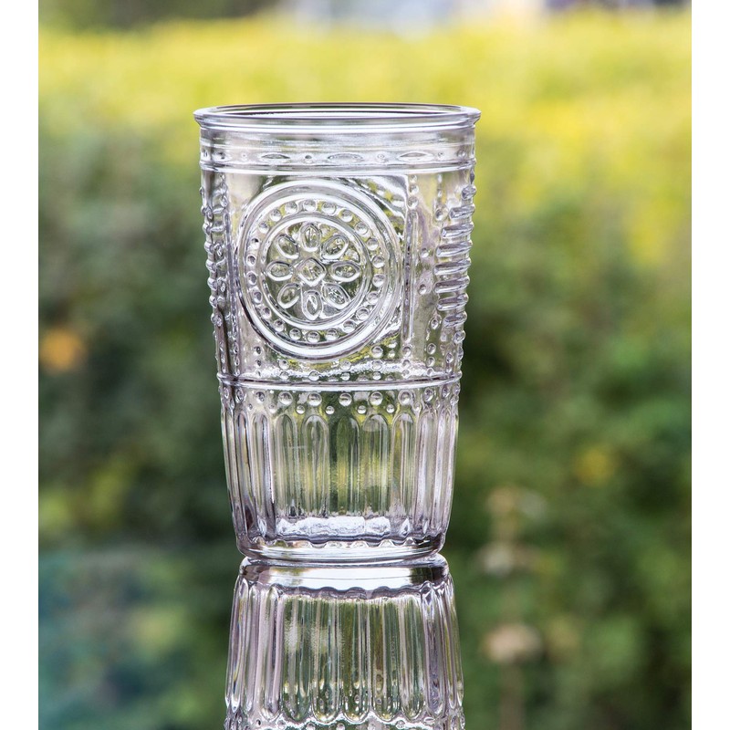 Bormioli Rocco Romantic Set Of 6 Tumbler Glasses, 11.5 Oz.