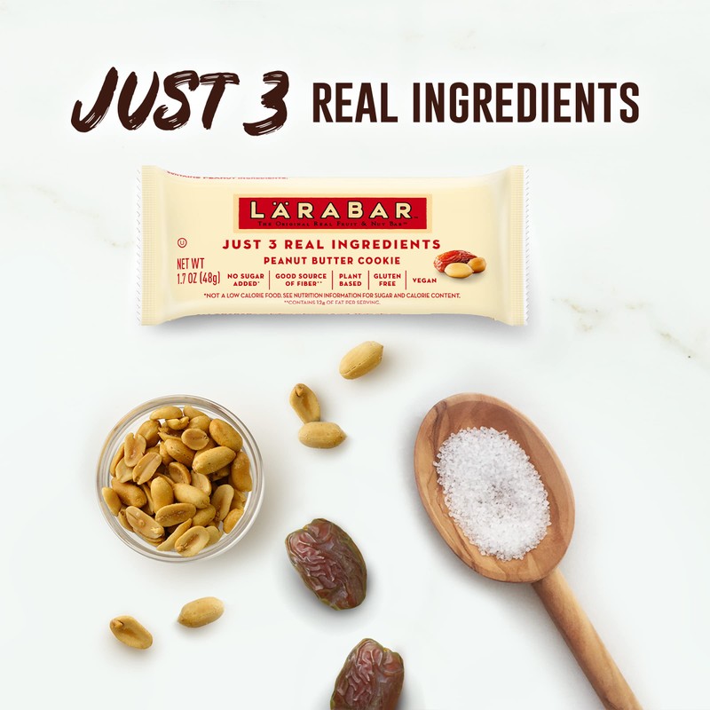 Larabar Peanut Butter Cookie, Fruit and Nut Bars, Gluten Free
