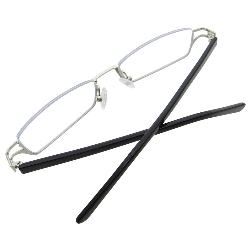 KKD 6697 Square Date Glasses, Underrim Glasses, Reverse Nyrol, Unisex,