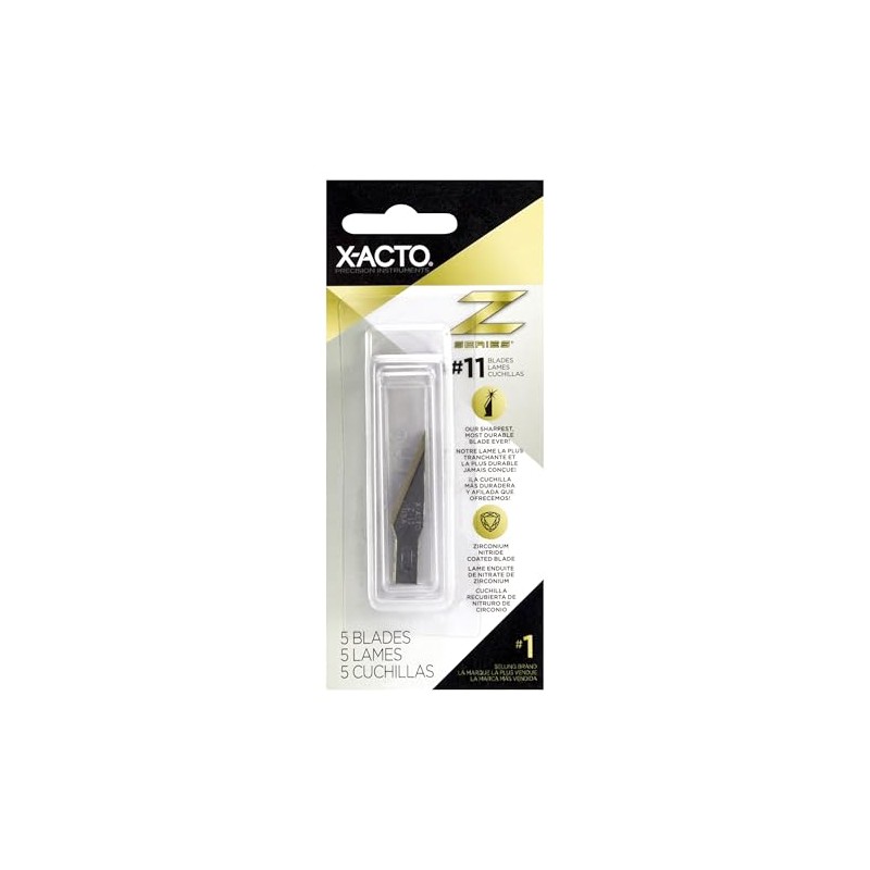 X-Acto Z Series Replacement Blade, No. 11, Stainless Steel, Pack