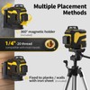 IKOVWUK Laser Level, 3x360° Cross Line Laser for Construction and