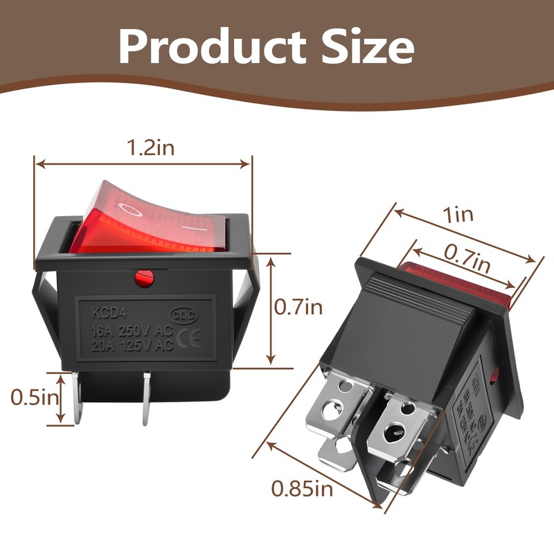 5607-0020-01 Air Compressor Switch Compatible with Kobalt 8 Gal Tank