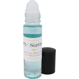 Eternity: Summer - Type For Men Scented Body Oil Fragrance [Roll-On - Light Blue - 1/3 oz.] - ID#33093
