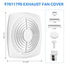 97011790 Exhaust Fan Cover, Bathroom Vent Grille Fit for Nutone