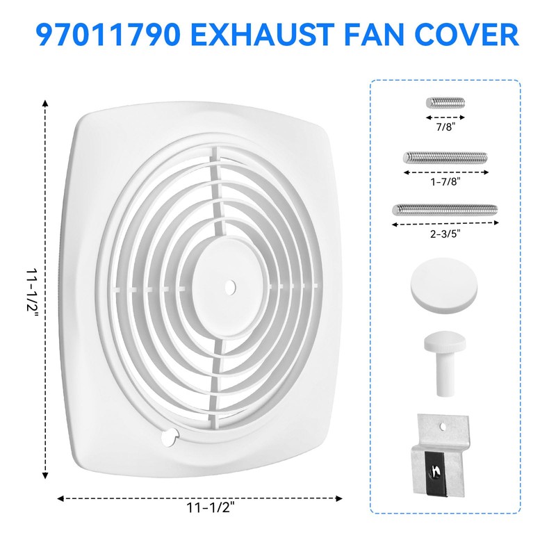 97011790 Exhaust Fan Cover, Bathroom Vent Grille Fit for Nutone