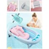 Kazome Soporte Tina Bañera Bebe Cojín Antideslizante Respaldo Color Rosa