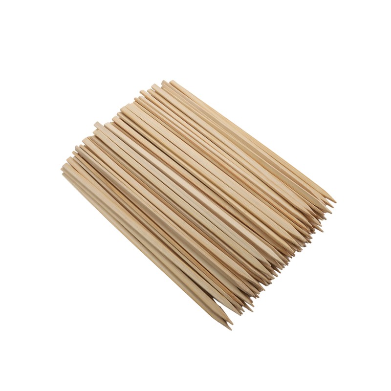 G.E.T. Enterprises 8" flat bamboo skewer,100@ per inner bag, 10