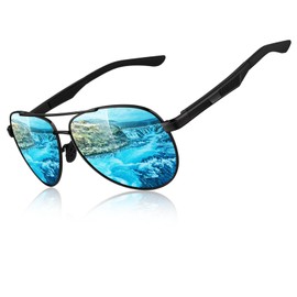 CGID Premium Al-Mg Alloy Pilot Polarized Sunglasses for Men Women Shades UV400 Protection