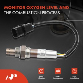 A-Premium - Sensor de oxígeno O2 compatible con Honda Pilot 2009-2015, Ridgeline 2009-2014, Odyssey 2011-2015, Accord 2008-2012 y Acura MDX 2010-2015, RDX 2013-2015, RL, RLX TL 200 TL 9-2014, TSX, ZDX