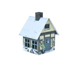 Crottendorfer Metal Incense Cone Holder - Winter Joy Motif - Dimensions: 7.2 x 7.8 x 9.8 cm - Made in Germany