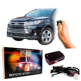 MPC MPC Remote Start Kit Compatible with Toyota Highlander 2014-2019 || Plug and Play || Push Lock 3X to Start || Easy Install || USA Tech Support