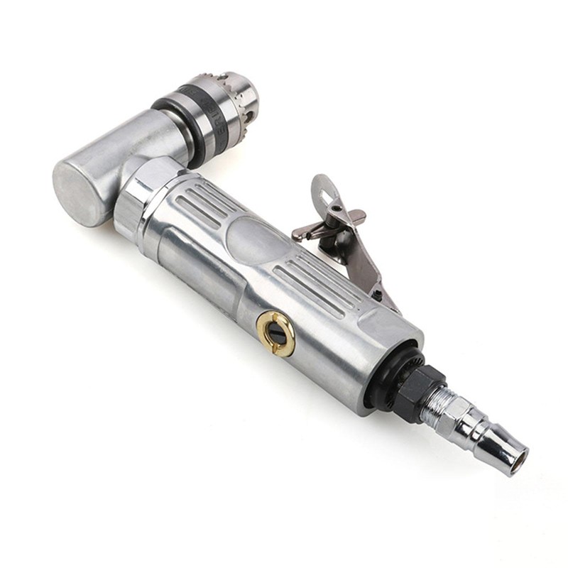 kokiya Air Power Drill 1/4inch Pneumatic Right Angle Drill Compact