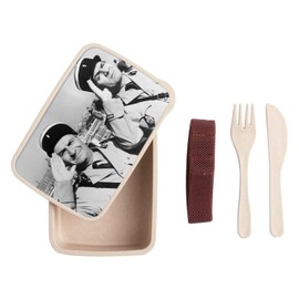 Fabulous Lunch Box Louis De Funès French Actor Photo of Star Celebrity Old Cinema Original 3 Gendarmes - 700ml