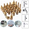 Brass Ceramic Cartridge, G1/2" Tap Ceramic Stem Cartridges Replacement for