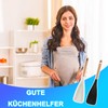 Neuer 2-in-1 Multifunktions-Löffel Spatellöffel, Multi Function Spoon, Hängenden, Hölzernen Griff