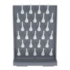 Kaibrite 2Pcs 27pegs Plastic Wall Mounted Laboratory Draining Rack with