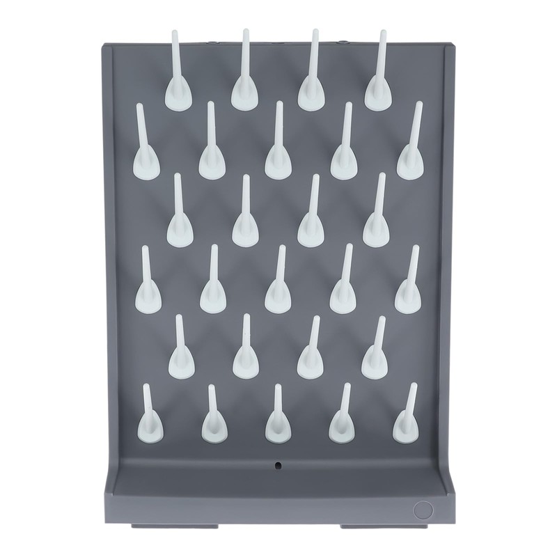 Kaibrite 2Pcs 27pegs Plastic Wall Mounted Laboratory Draining Rack with