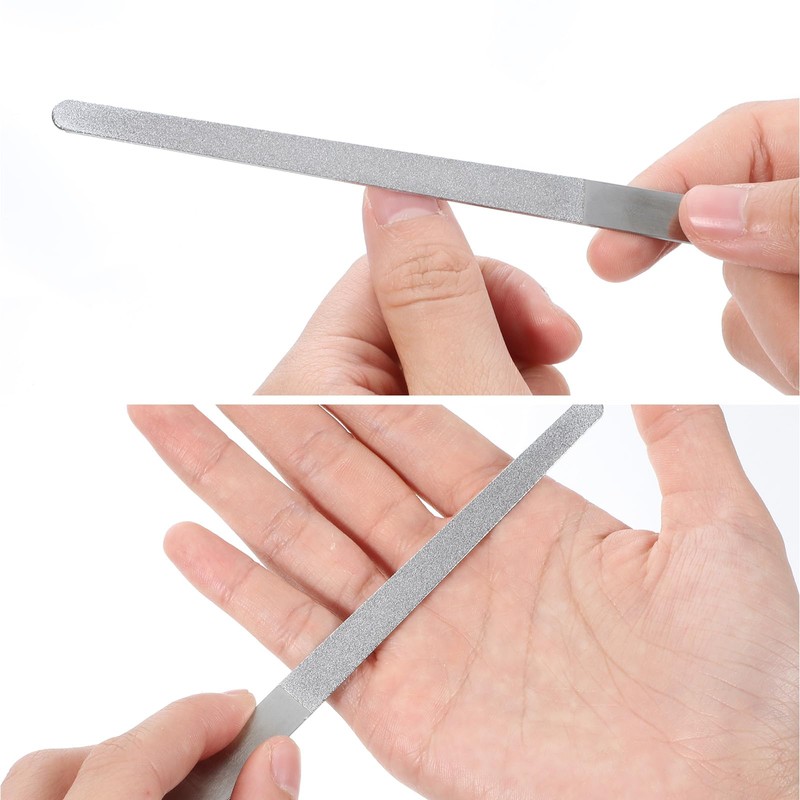 FNANJWQ 4 Pcs Diamond Deb Nail File Metal Nail File,
