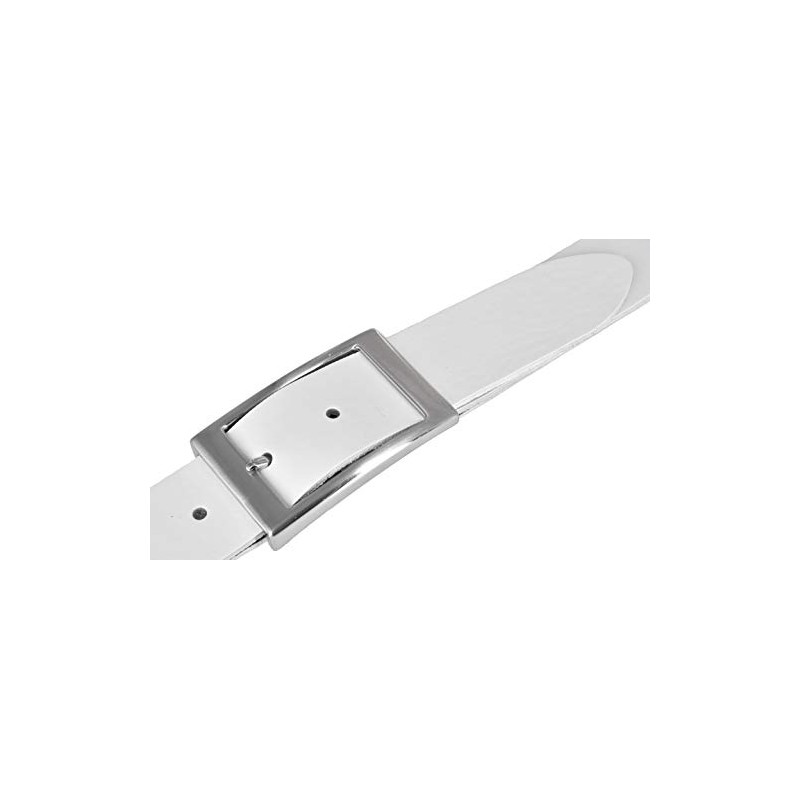 Bernd Götz Women's Leather Belt 35 mm White Nappa Leather