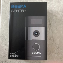 Bosma New Bosma Sentry WiFi HD 1080p Video Wired Doorbell Black Hardwired